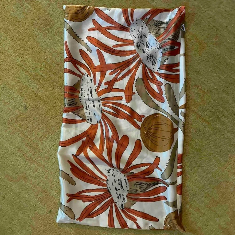 West Elm 100% Silk Pillowcase 20 x 11 inch for accent pillow